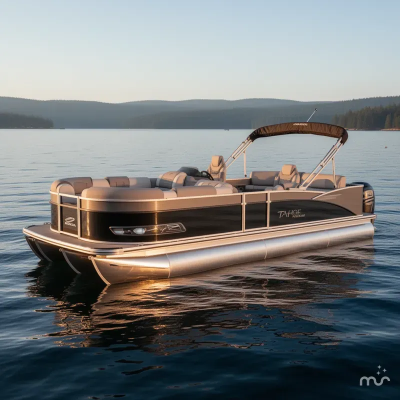 Slide: The Image of Tahoe Cascade 2385 Swingback (VRL) & Honda 4-Stroke EFI 2025 - 2