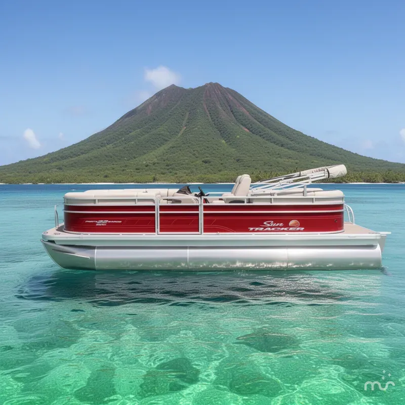 Slide: The Image of Sun Tracker Party Barge 22 XP3 2025 - 2