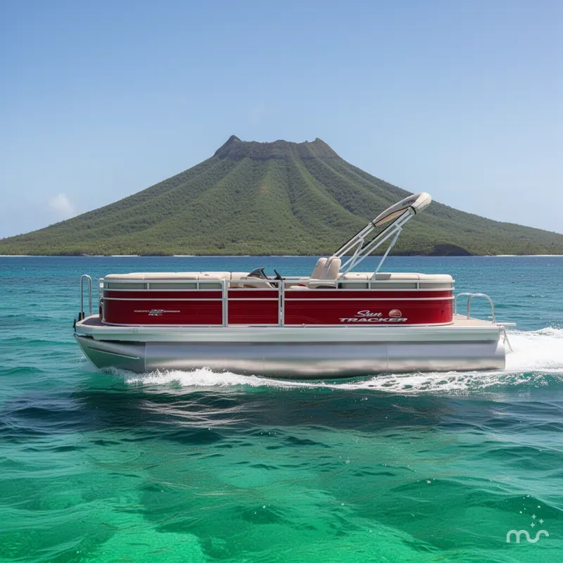 Slide: The Image of Sun Tracker Party Barge 22 XP3 2025 - 4