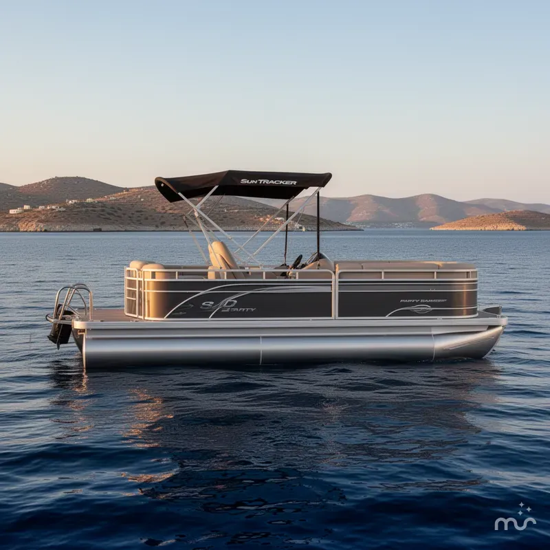 Slide: The Image of Sun Tracker Party Barge 20 DLX 2025 - 2