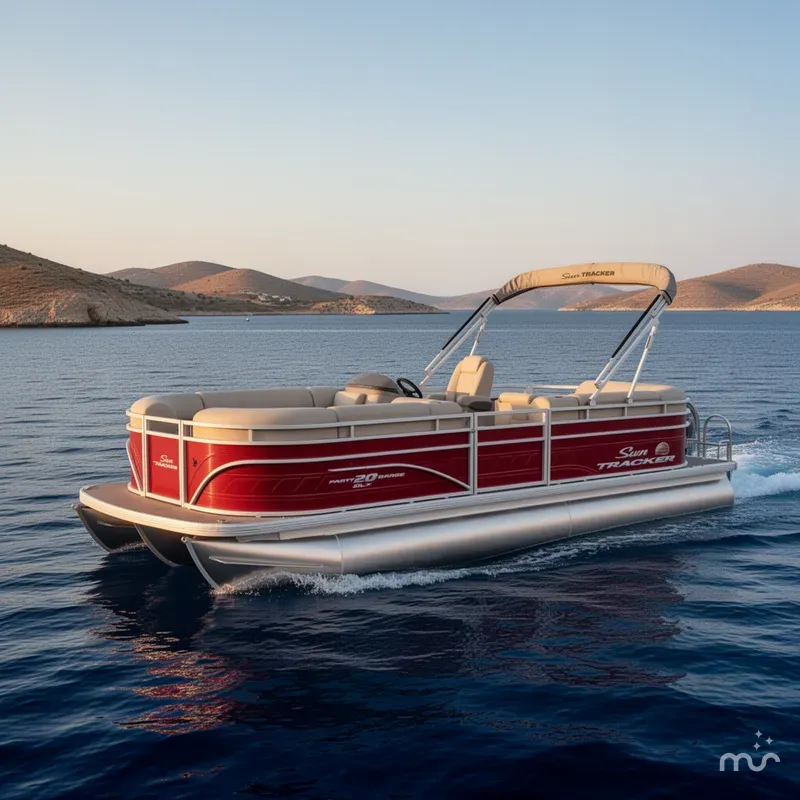 Slide: The Image of Sun Tracker Party Barge 20 DLX 2025 - 4