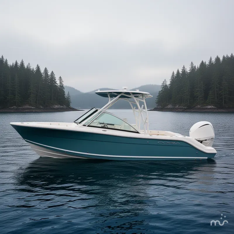 Slide: The Image of Cobia 240 Dual Console 2025 - 2