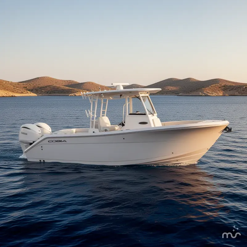 Slide: The Image of Cobia 320 Center Console 2025 - 2