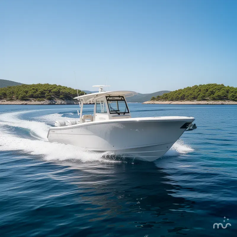 Slide: The Image of Cobia 320 Center Console 2025 - 4