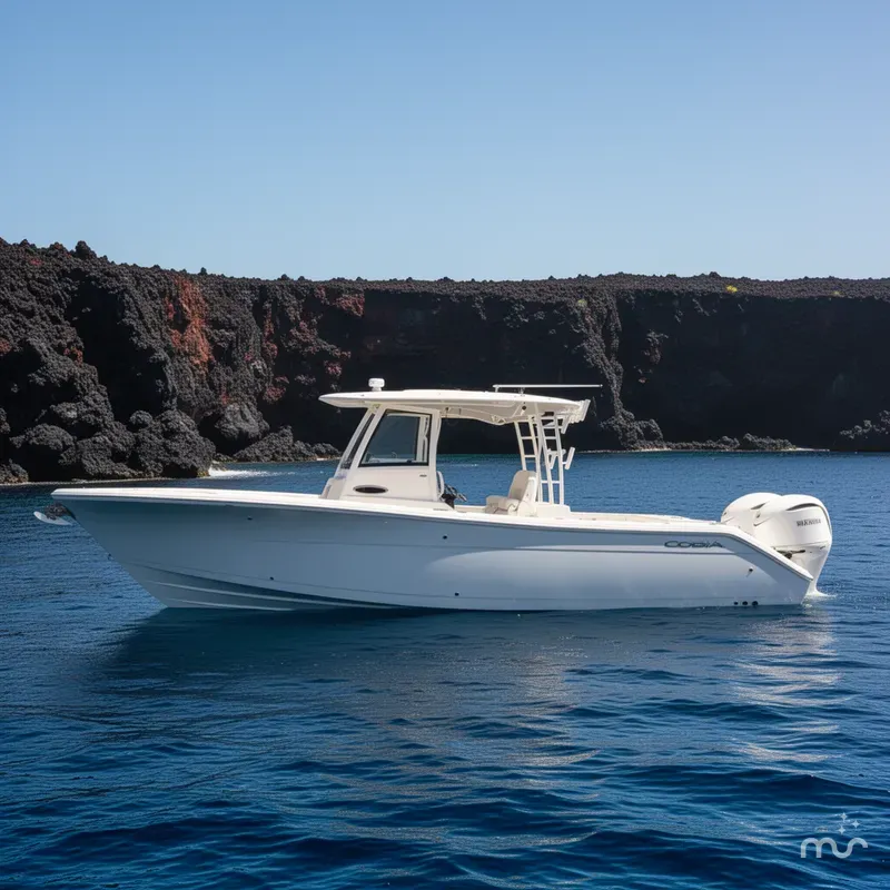 Slide: The Image of Cobia 320 Center Console 2025 - 2