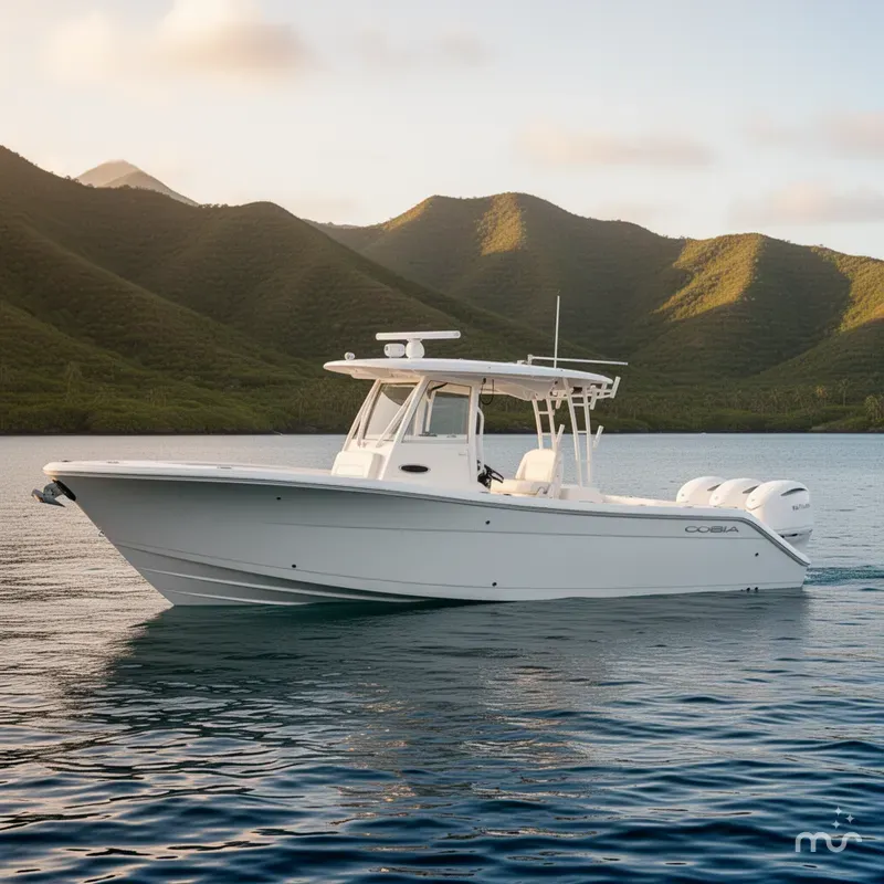 Slide: The Image of Cobia 320 Center Console 2025 - 2