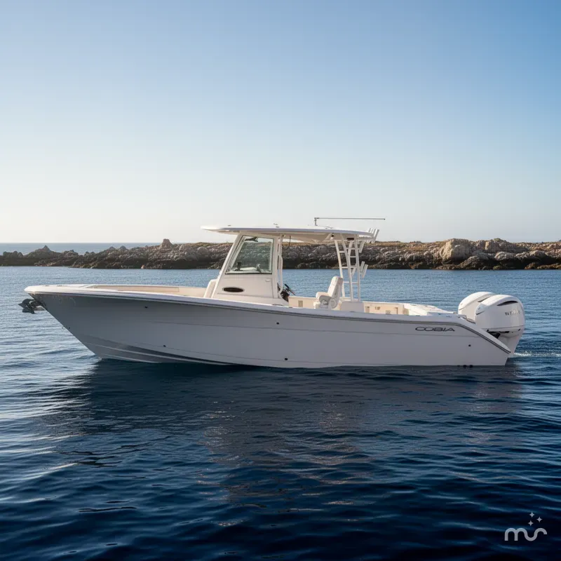 Slide: The Image of Cobia 320 Center Console 2025 - 2