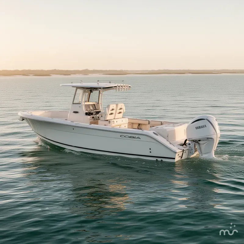 Slide: The Image of Cobia 285 Open Center Console 2025 - 2