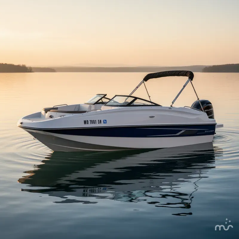 Slide: The Image of Bayliner 190 Deck Boat 2015 - 0