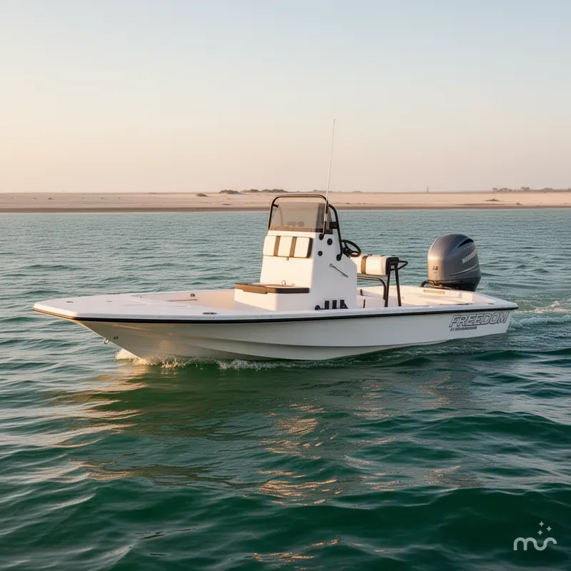 Slide: The Image of Freedom Boats 21' Commander 2025 - 1