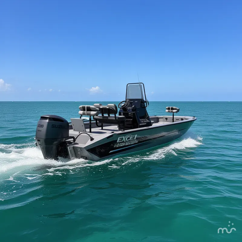 Slide: The Image of Excel New Bay Pro 230 SEADECK COMMING SOON 2025 - 2