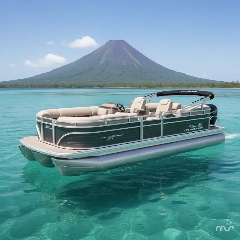The Image of Sun Tracker Party Barge 22 DLX 2025 - 0