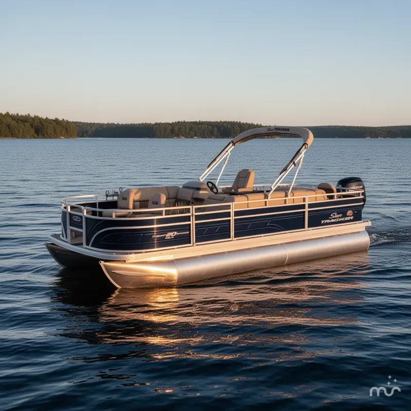 Slide: The Image of Sun Tracker Fishin' Barge 20 DLX 2025 - 2