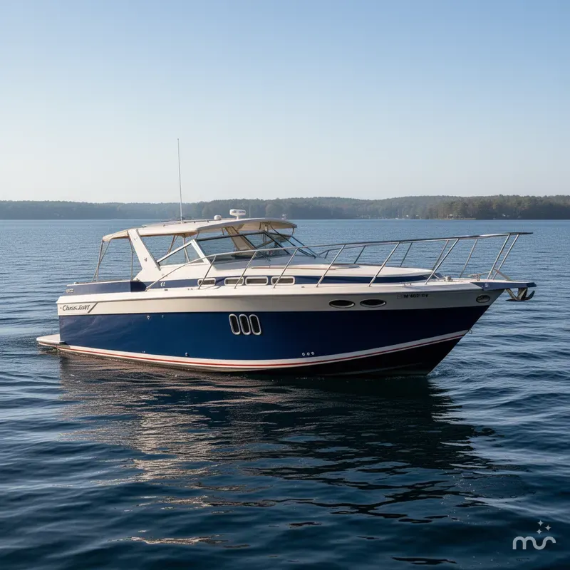 Slide: The Image of Chris-Craft 412 Amerosport 1987 - 0