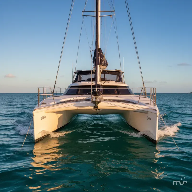 Slide: The Image of Manta 42 Catamaran 2000 - 2