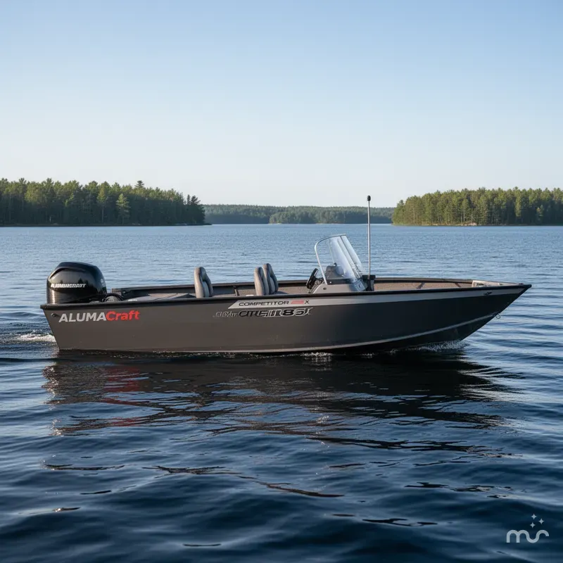 Slide: The Image of Alumacraft Competitor 185X Side Console 2025 - 0