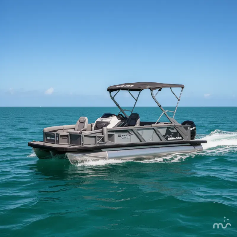 Slide: The Image of Sea-Doo Switch™ Fish 18 - 230 Hp Galvanized 2025 - 0