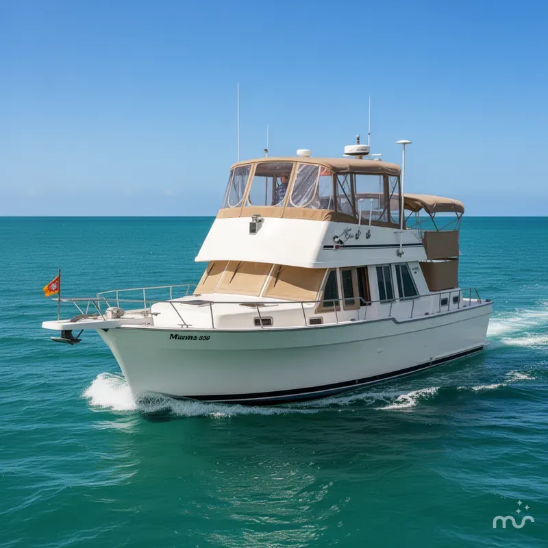 Slide: The Image of Mainship 430 Aft Cabin 2004 - 0