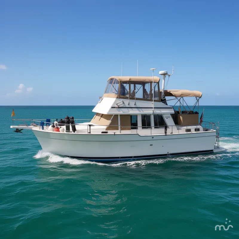 Slide: The Image of Mainship 430 Aft Cabin 2004 - 2