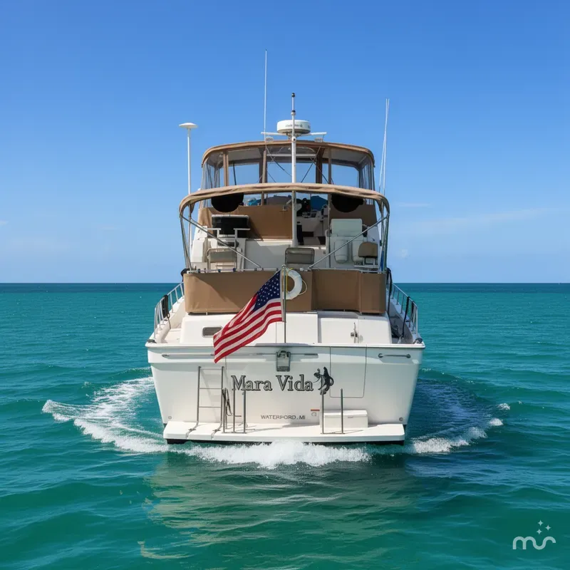 Slide: The Image of Mainship 430 Aft Cabin 2004 - 3