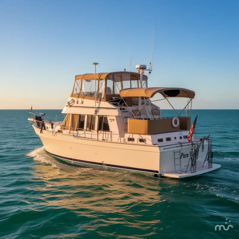 Slide: The Image of Mainship 430 Aft Cabin 2004 - 4
