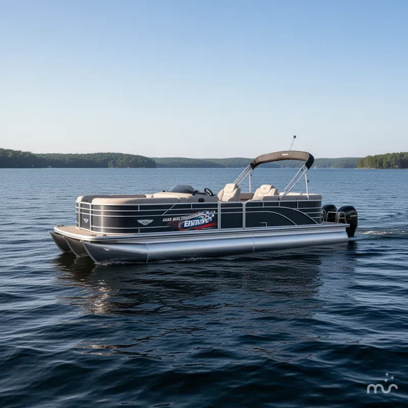 Slide: The Image of Bentley Pontoons Legacy 200 Navigator 2025 - 2