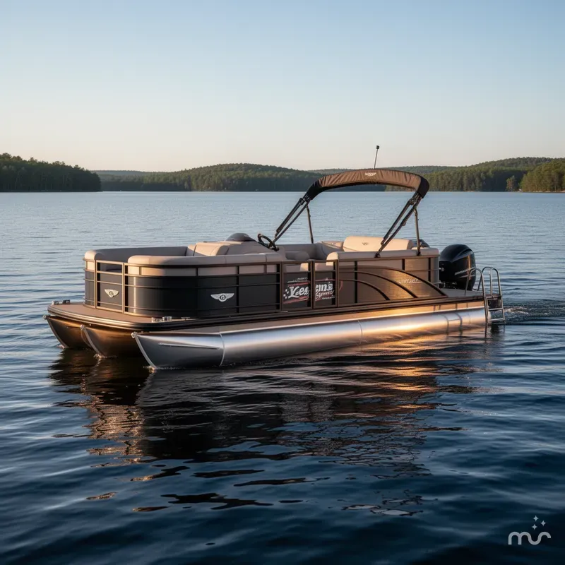 Slide: The Image of Bentley Pontoons Legacy 220 Navigator 2025 - 0