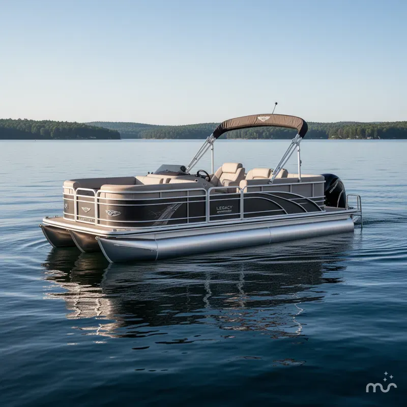 Slide: The Image of Bentley Pontoons Legacy 220 Navigator 2025 - 1