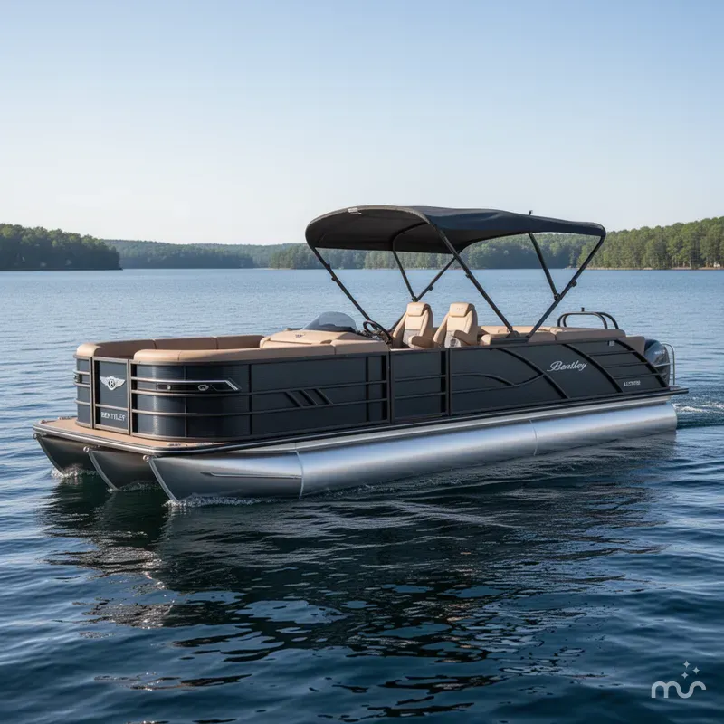 Slide: The Image of Bentley Pontoons Elite 220 Admiral 2025 - 1