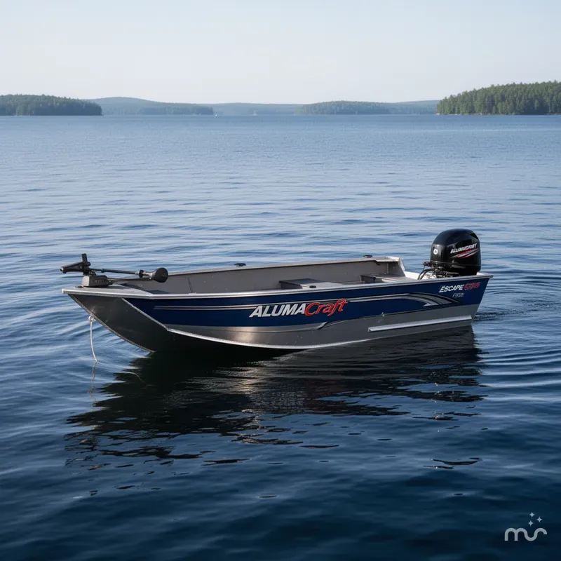 Slide: The Image of Alumacraft Escape 165 Tiller 2024 - 2