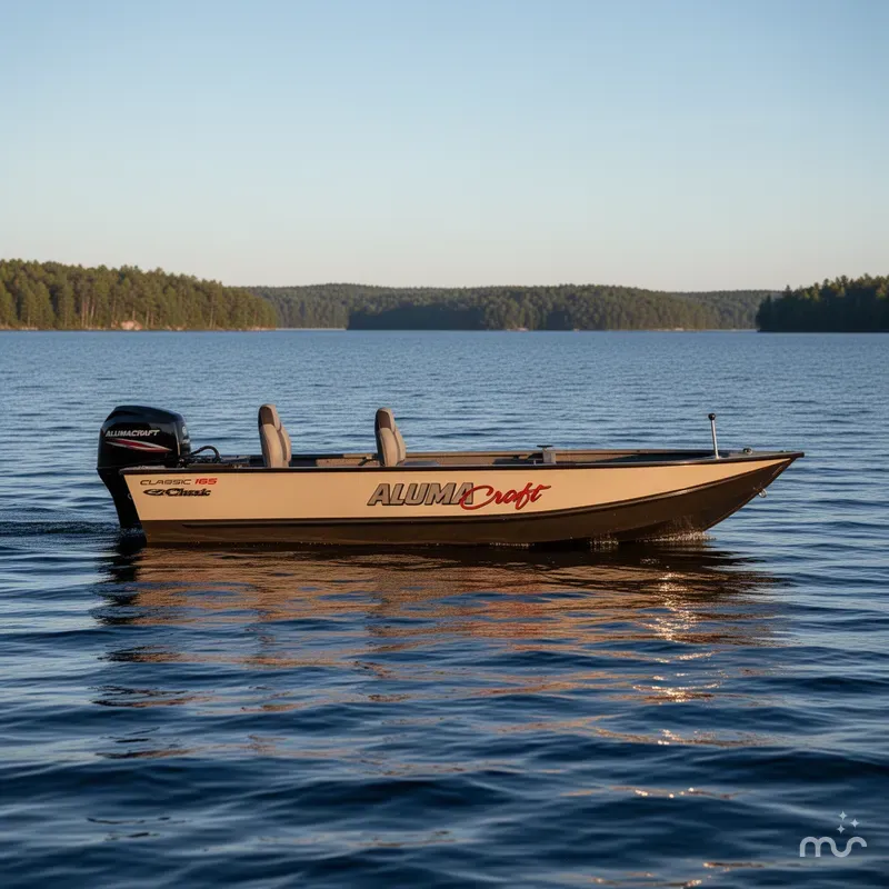 Slide: The Image of Alumacraft Classic 165 Tiller 2024 - 2