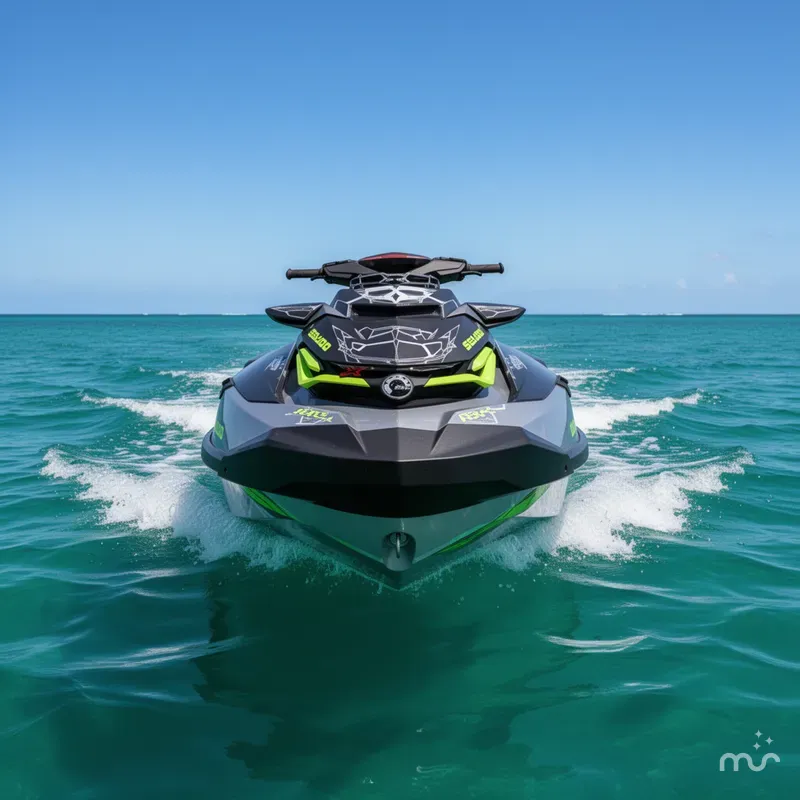 Slide: The Image of Sea-Doo RXT-X™ 325 Ice Metal / Manta Green 2025 - 1