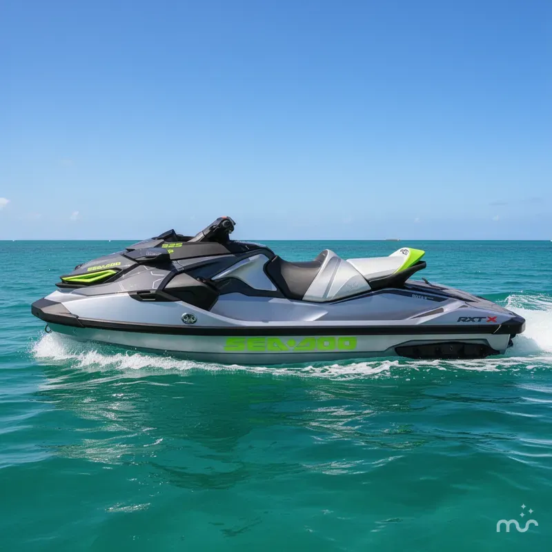 Slide: The Image of Sea-Doo RXT-X™ 325 Ice Metal / Manta Green 2025 - 2