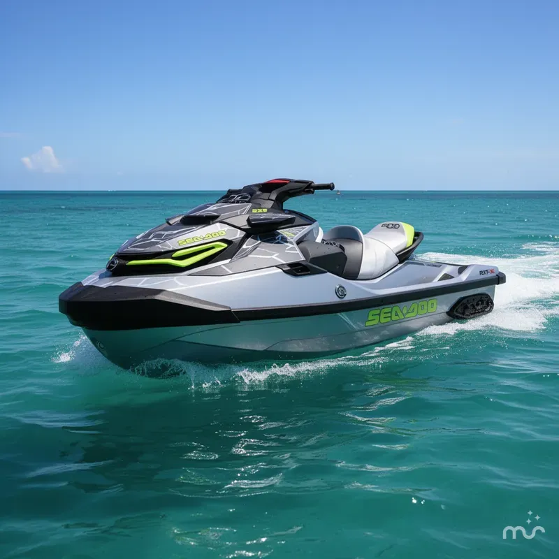 Slide: The Image of Sea-Doo RXT-X™ 325 Ice Metal / Manta Green 2025 - 3