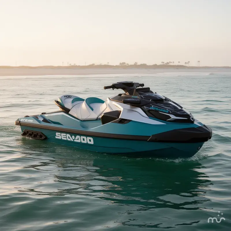 Slide: The Image of Sea-Doo GTX™ Limited 325 Teal Metallic 2025 - 0