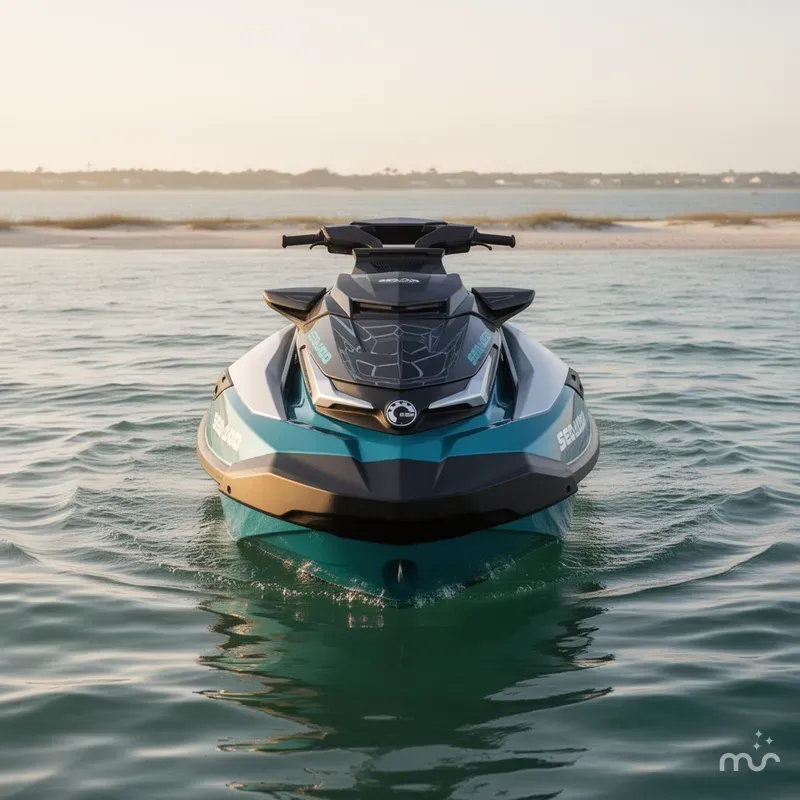 Slide: The Image of Sea-Doo GTX™ Limited 325 Teal Metallic 2025 - 1