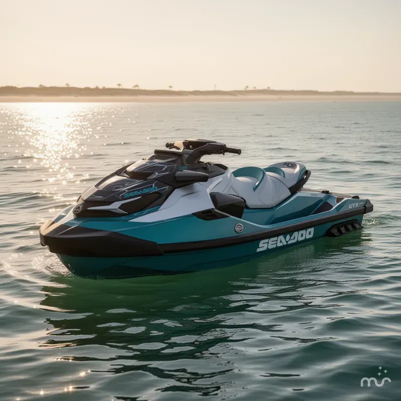 Slide: The Image of Sea-Doo GTX™ Limited 325 Teal Metallic 2025 - 3