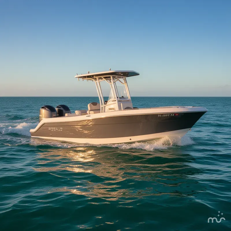 Slide: The Image of Robalo R242 Center Console 2023 - 2