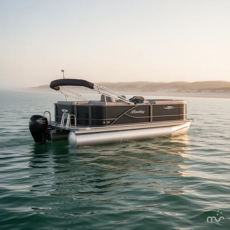Slide: The Image of Bentley Pontoons LE 180 Cruise 2025 - 0