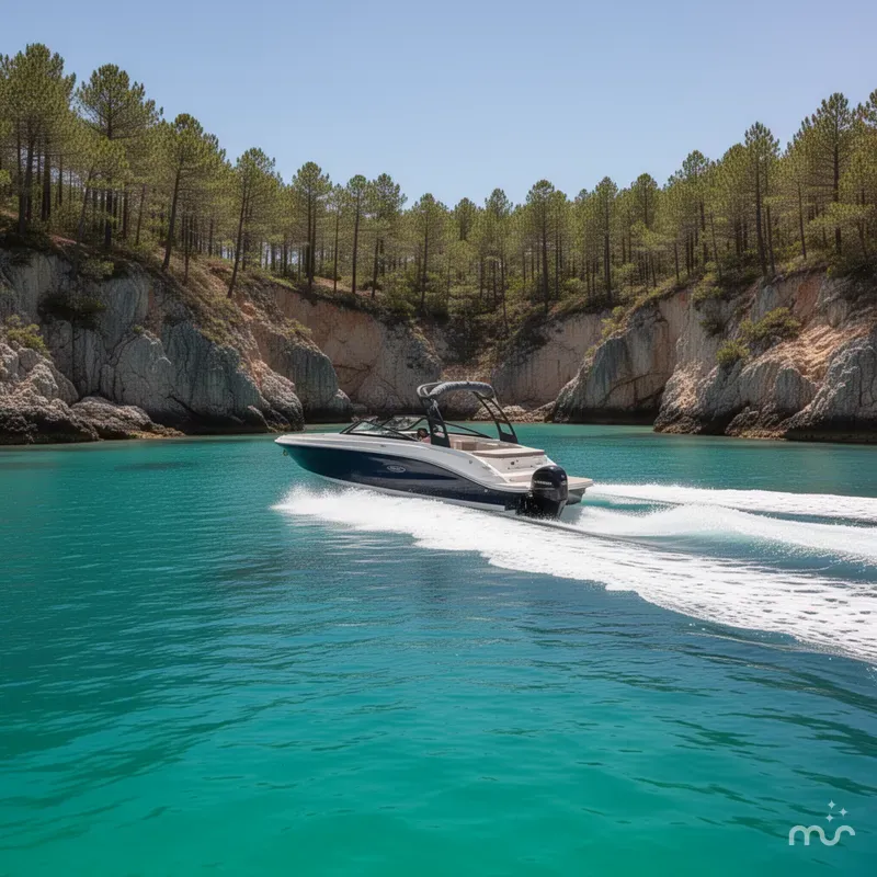 Slide: The Image of Sea Ray SPX 230 Outboard 2025 - 2