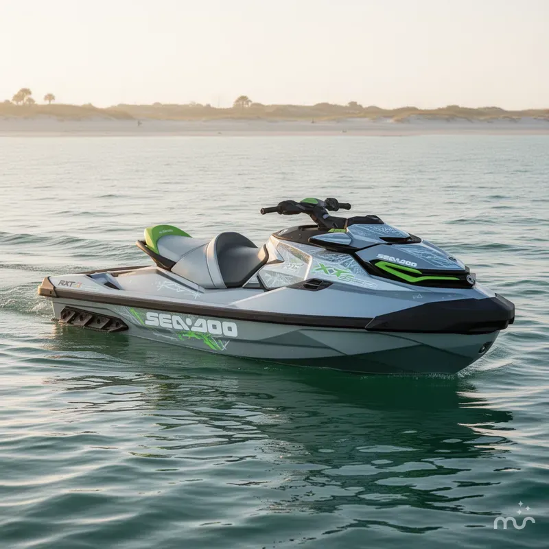 Slide: The Image of Sea-Doo RXT-X™ 325 Ice Metal / Manta Green 2025 - 0