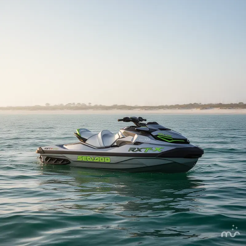 Slide: The Image of Sea-Doo RXT-X™ 325 Ice Metal / Manta Green 2025 - 2
