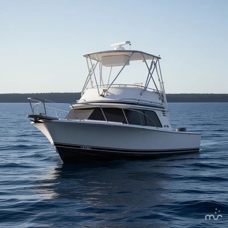 Slide: The Image of Blackfin 32 Flybridge 1987 - 1
