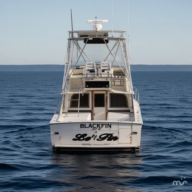 Slide: The Image of Blackfin 32 Flybridge 1987 - 2