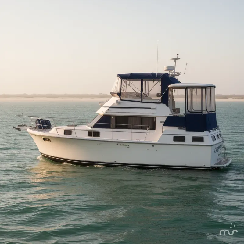 Slide: The Image of Carver 36 Aft Cabin Motoryacht 1986 - 0