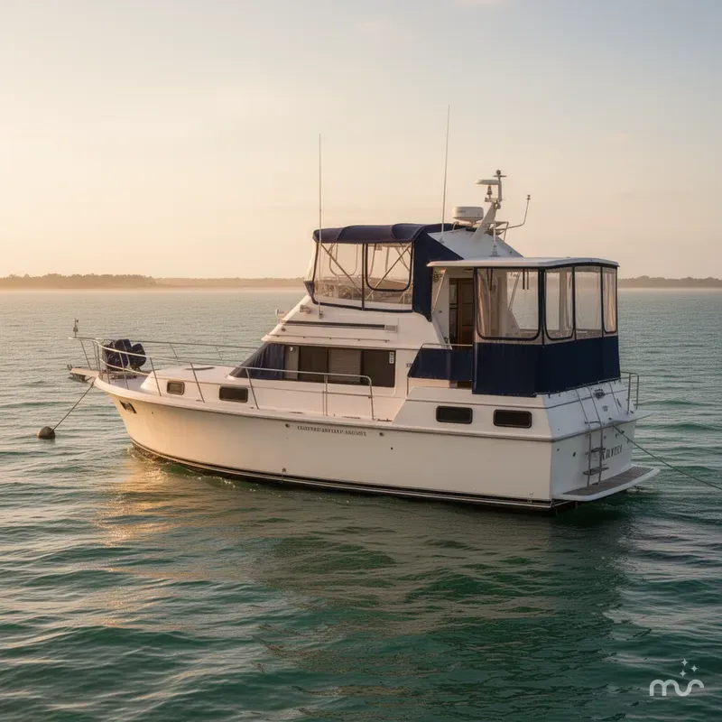 Slide: The Image of Carver 36 Aft Cabin Motoryacht 1986 - 2