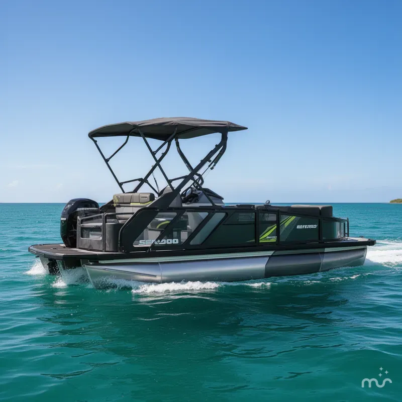 Slide: The Image of Sea-Doo Switch™ Fish 18 - 230 Hp Galvanized 2025 - 0