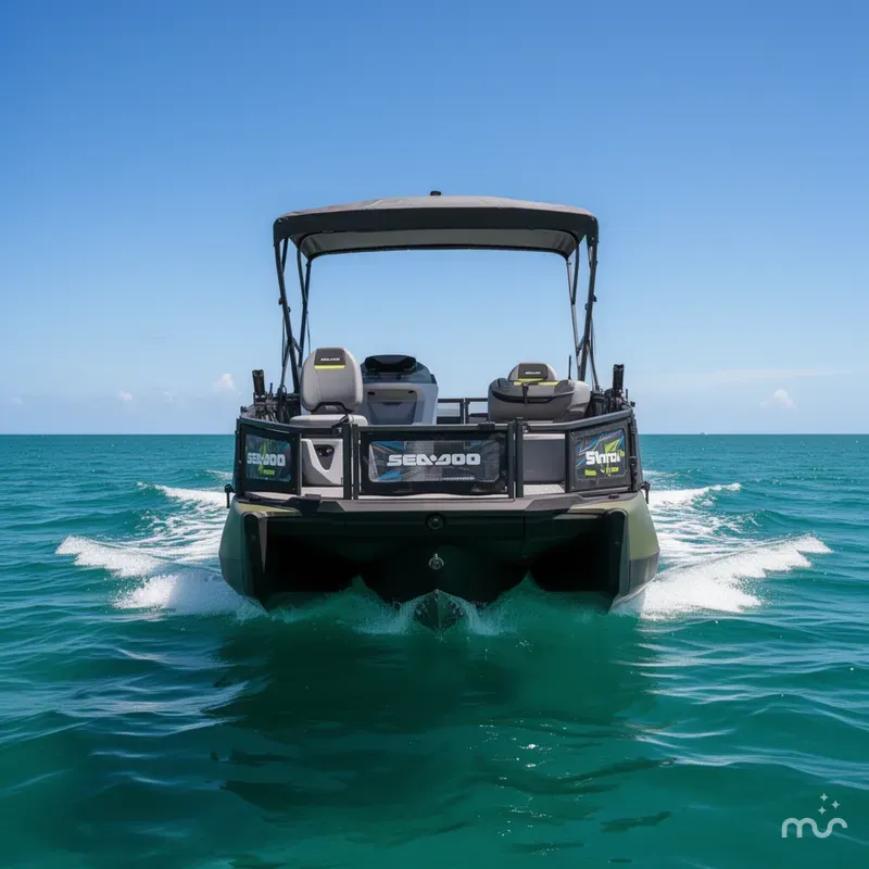 Slide: The Image of Sea-Doo Switch™ Fish 18 - 230 Hp Galvanized 2025 - 3