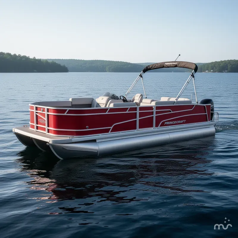 Slide: The Image of Princecraft 21 Sportfisher 2-S Pontoon & Mercury 4-Stroke EFI 2025 - 0