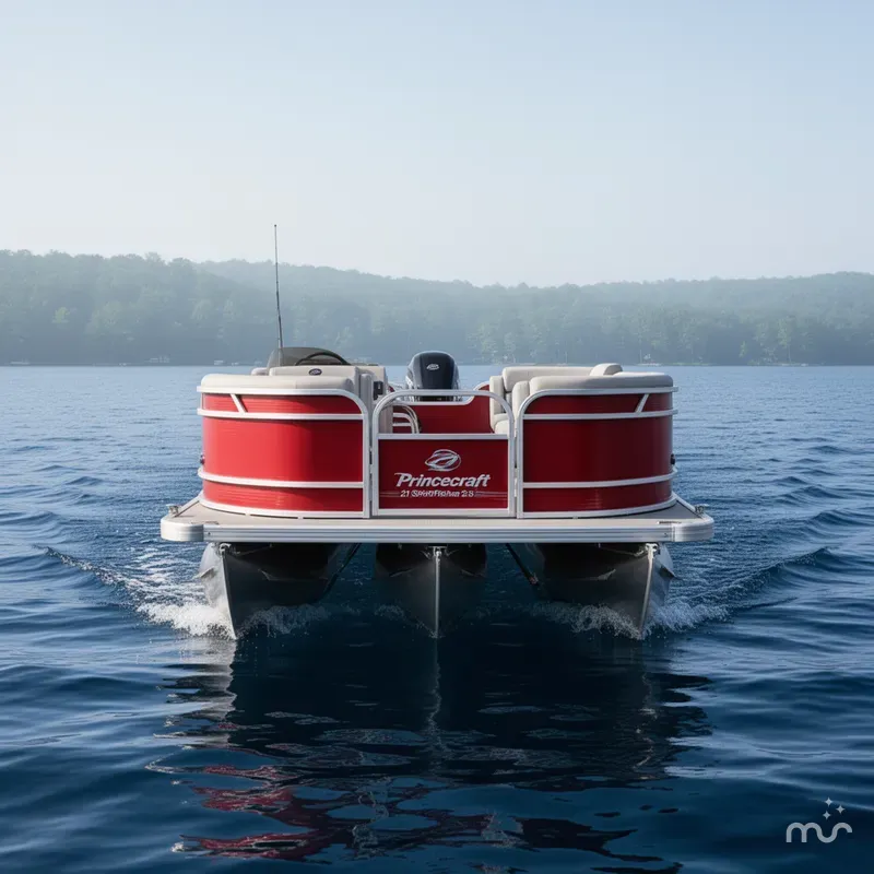 Slide: The Image of Princecraft 21 Sportfisher 2-S Pontoon & Mercury 4-Stroke EFI 2025 - 1